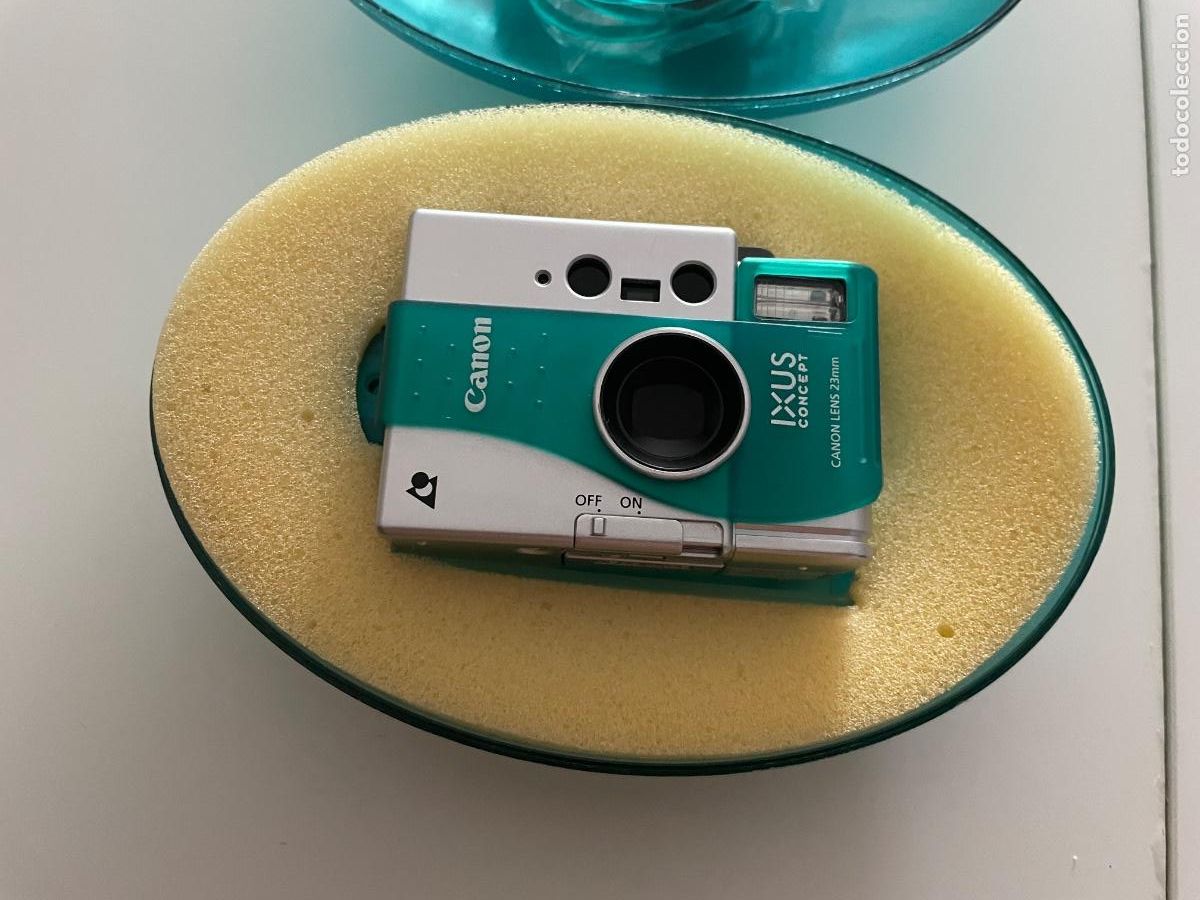 Photo camera: C&aacute;mara Canon IXUS Concept Verde - Edici&oacute;n Limitada - NUEVA A ESTRENAR con Pila Original Precintada