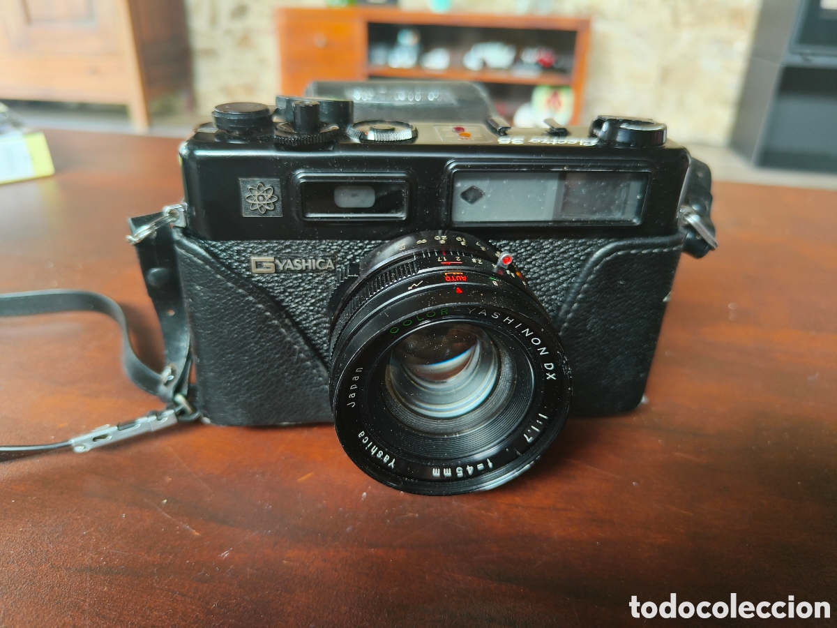 C&aacute;mara de fotos: Yashica Electro 35 GSN &ndash; C&aacute;mara telem&eacute;trica de 35 mm en funcionamiento &ndash; Jap&oacute;n, d&eacute;cada de 1970