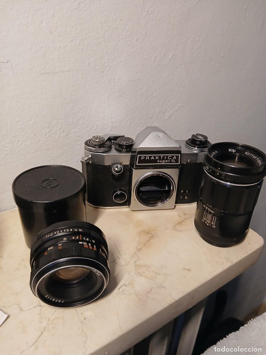 C&aacute;mara de fotos: C&aacute;mara reflex Praktica Super TL con Jupiter y Pentacon