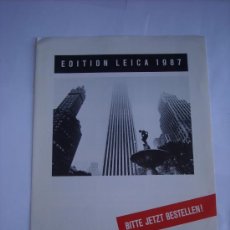 Cámara de fotos: LEITZ LITERATURA, FOLLETO CALENDARIO 1987 EN ALEMAN