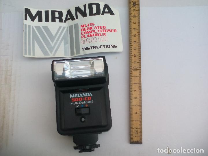 C&aacute;mara de fotos: FLASH MIRANDA 500 CD. MULTI DEDICATED con las instrucciones - Foto 1
