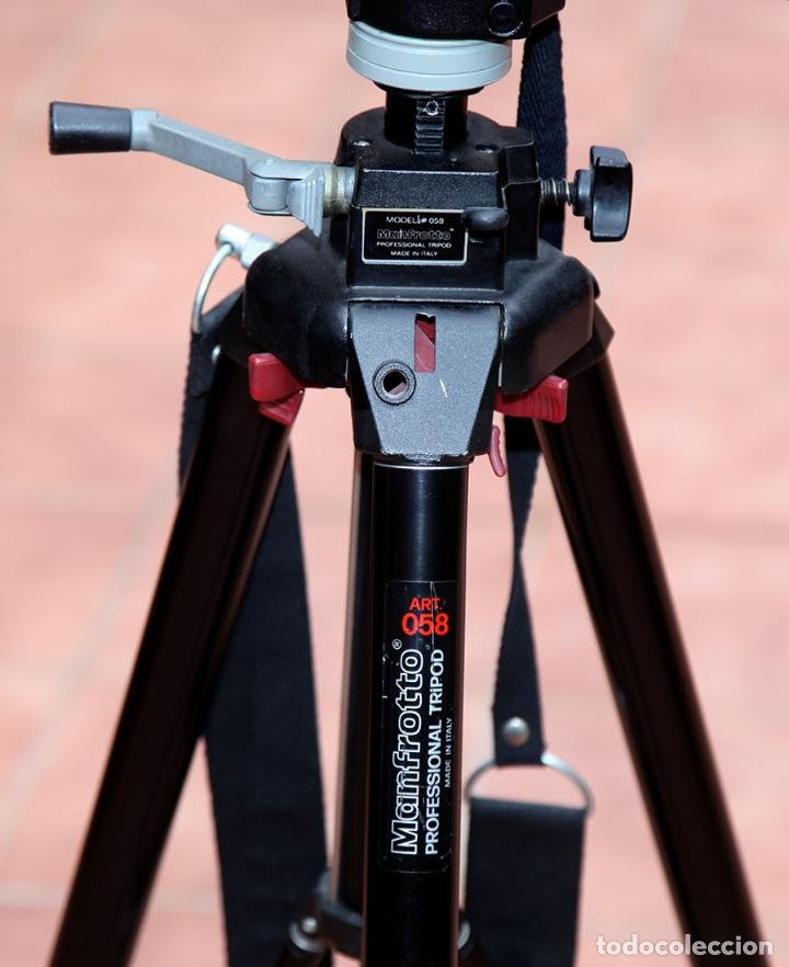 manfrotto tripode 058b + rótula 029mk2 ¡especta - Compra venta en  todocoleccion