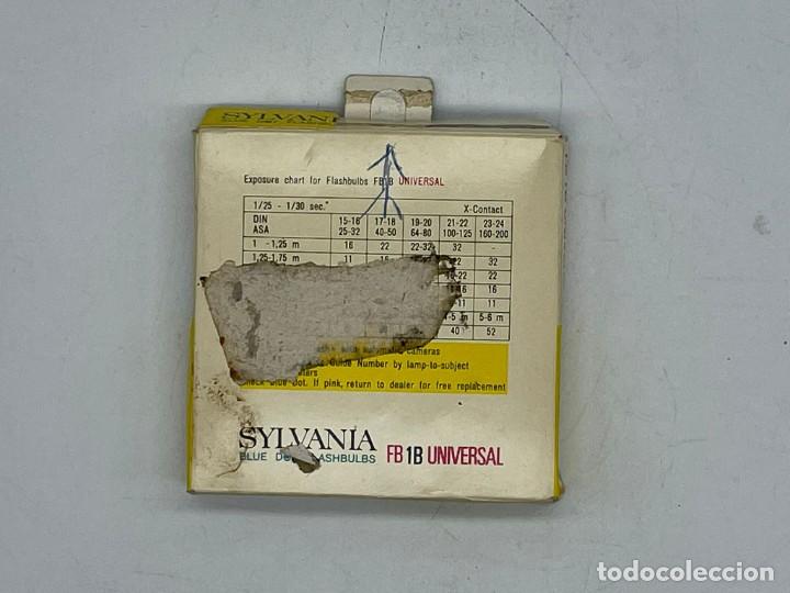 C&aacute;mara de fotos: 9 FLASH SYLVANIA BLUE DOT FLASHBULBS - Foto 5