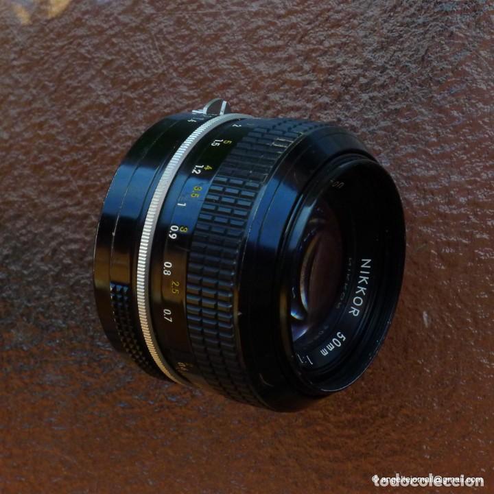 Cámara de fotos: NIKON 50 f 1,4. Series Nikon F. lentes sin rayas ni hongos. - Foto 4 - 304423348