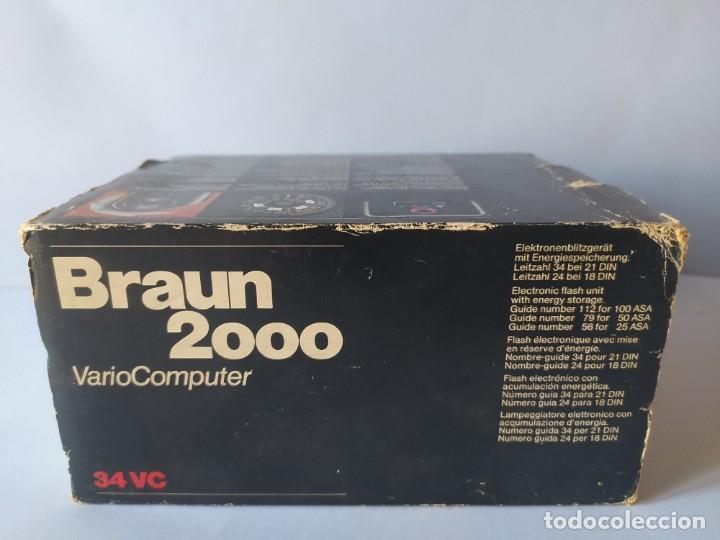 C&aacute;mara de fotos: FLASH BRAUN 2000, VARIOCOMPUTER, 34 VC. - Foto 9