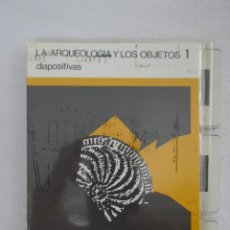 Cámara de fotos: LA ARQUEOLOGIA Y LOS OBJETOS 1 - MUSEO PROVINCIAL DE ARQUELOGÍA DE ALAVA - 12 DIAPOSITIVAS