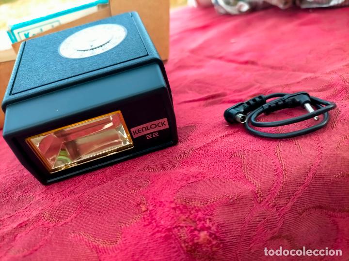C&aacute;mara de fotos: Kenlock 22 manual solid state electronic flash unit con caja original - Foto 6