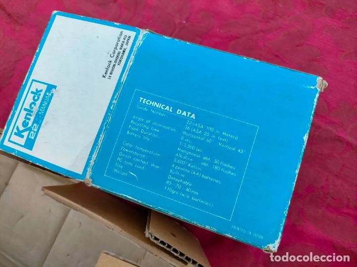 C&aacute;mara de fotos: Kenlock 22 manual solid state electronic flash unit con caja original - Foto 7