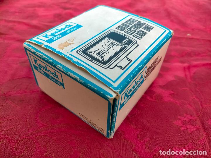 C&aacute;mara de fotos: Kenlock 22 manual solid state electronic flash unit con caja original - Foto 8