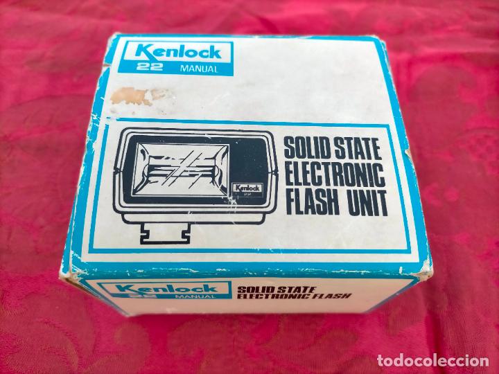 C&aacute;mara de fotos: Kenlock 22 manual solid state electronic flash unit con caja original - Foto 1
