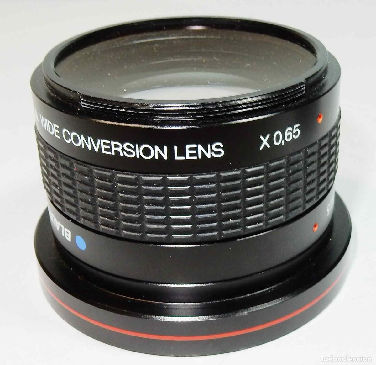 C&aacute;mara de fotos: Convertidor BLAUPUNKT gran angular / tele - rosca 52 mm - funda - Foto 3