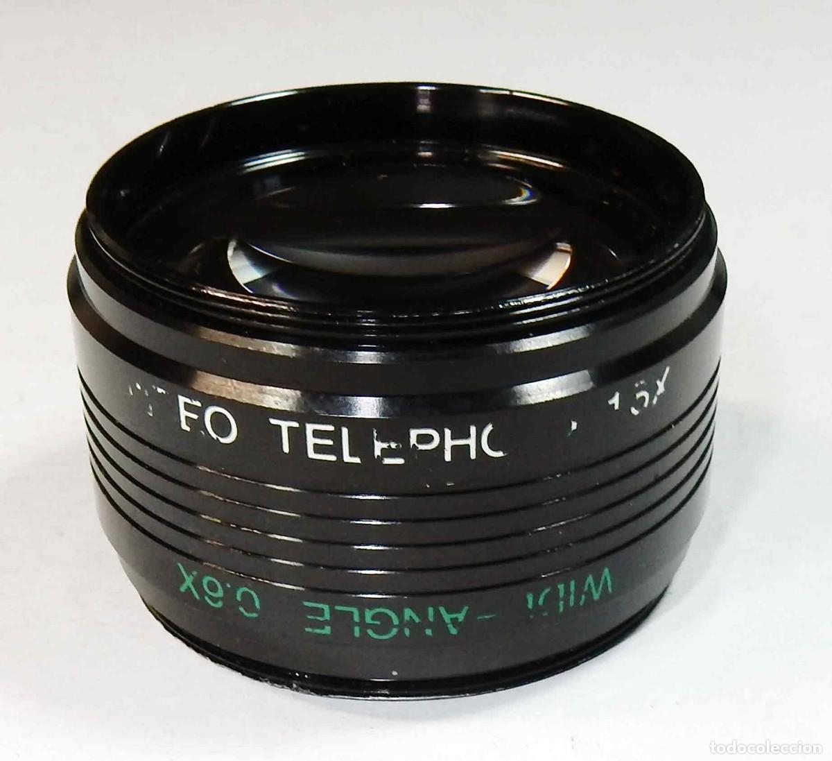 C&aacute;mara de fotos: Objetivo Convertidor gran angular / tele - rosca 46 mm - - Foto 2