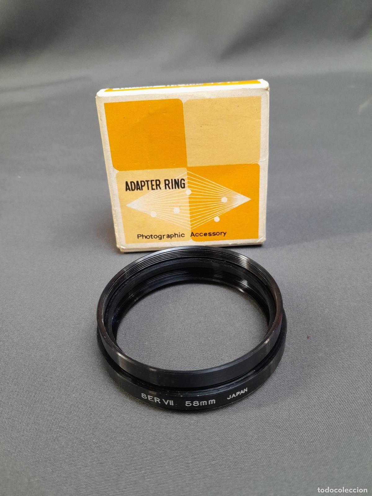 C&aacute;mara de fotos: ADAPTER RING. PHOTOGRAPHIC ACCESSORY. SER.VII. 55MM. JAPAN.