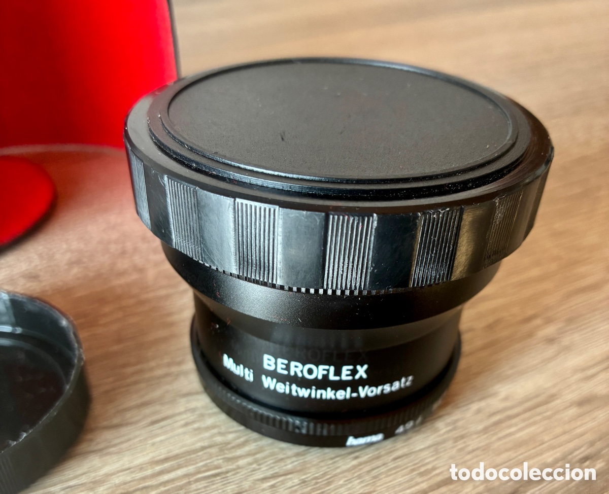 C&aacute;mara de fotos: BEROFLEX Multi Weitwinkel-Vorsatz &ndash; Convertidor gran angular 49mm + estuche + tapas - Foto 3