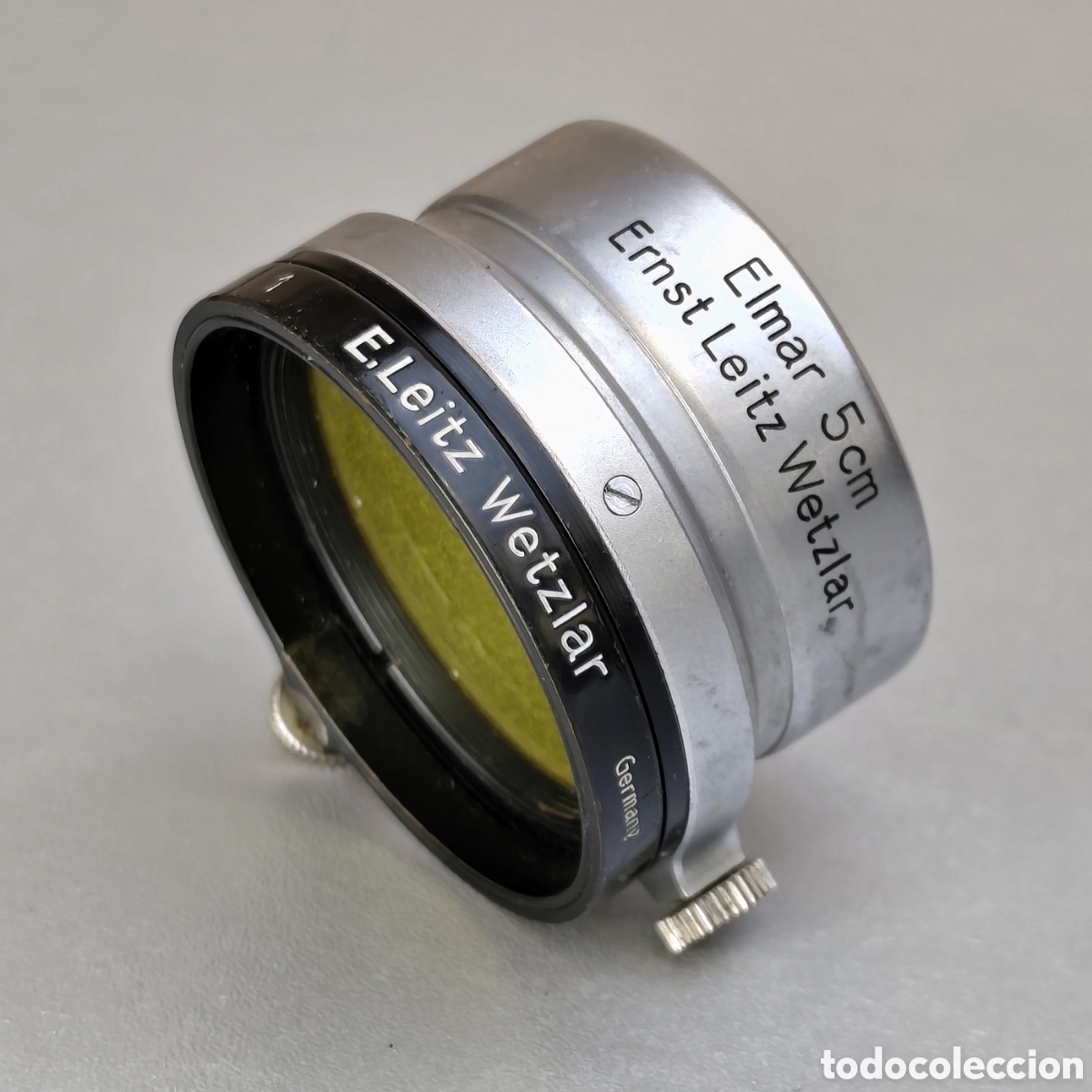 C&aacute;mara de fotos: Parasol E.Leitz Wetzlar con Filtro Elmar 5cm Leica