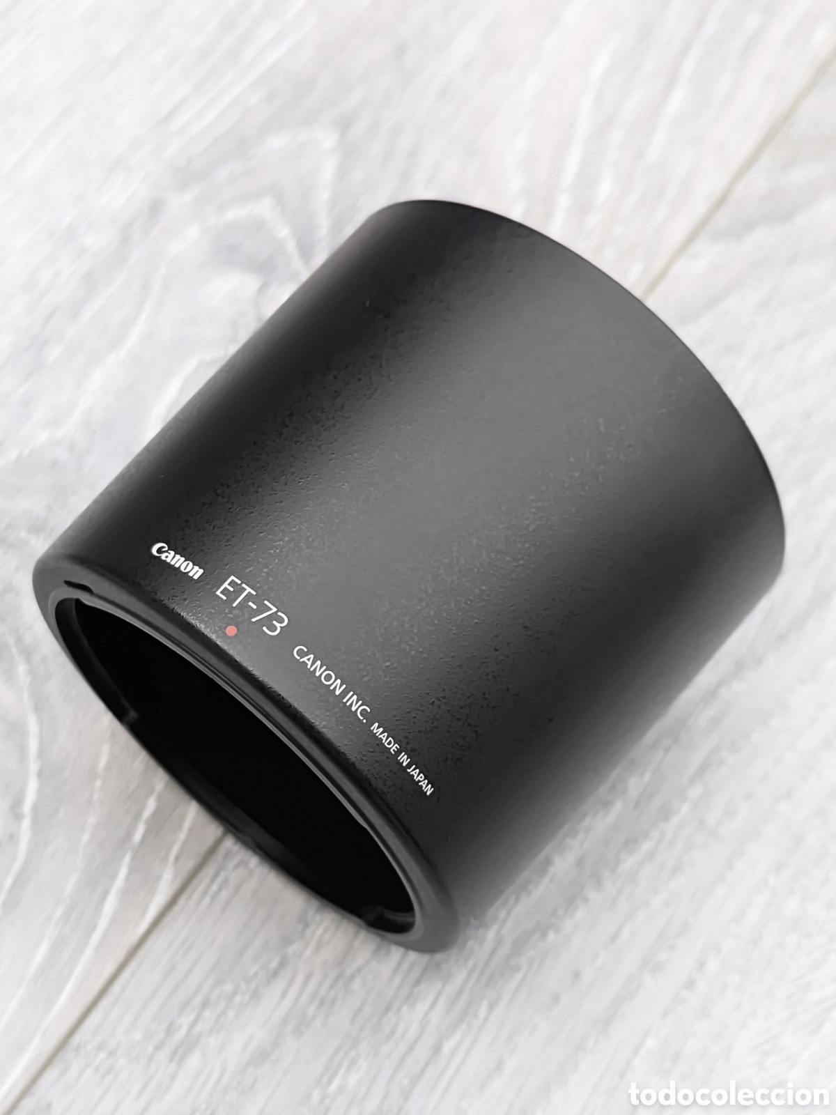 C&aacute;mara de fotos: Parasol Canon ET-73 Canon Inc. Made in Japan