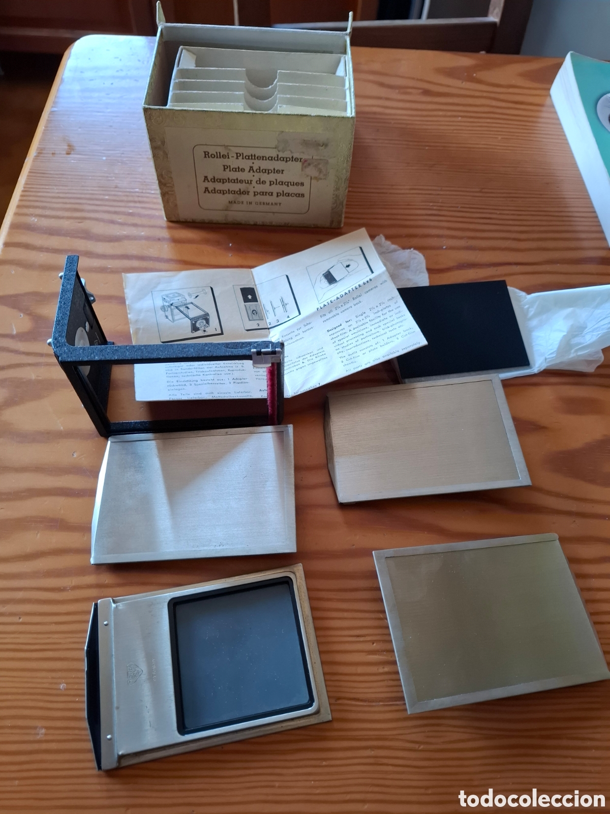 C&aacute;mara de fotos: ROLLEIFLEX adaptador para placas