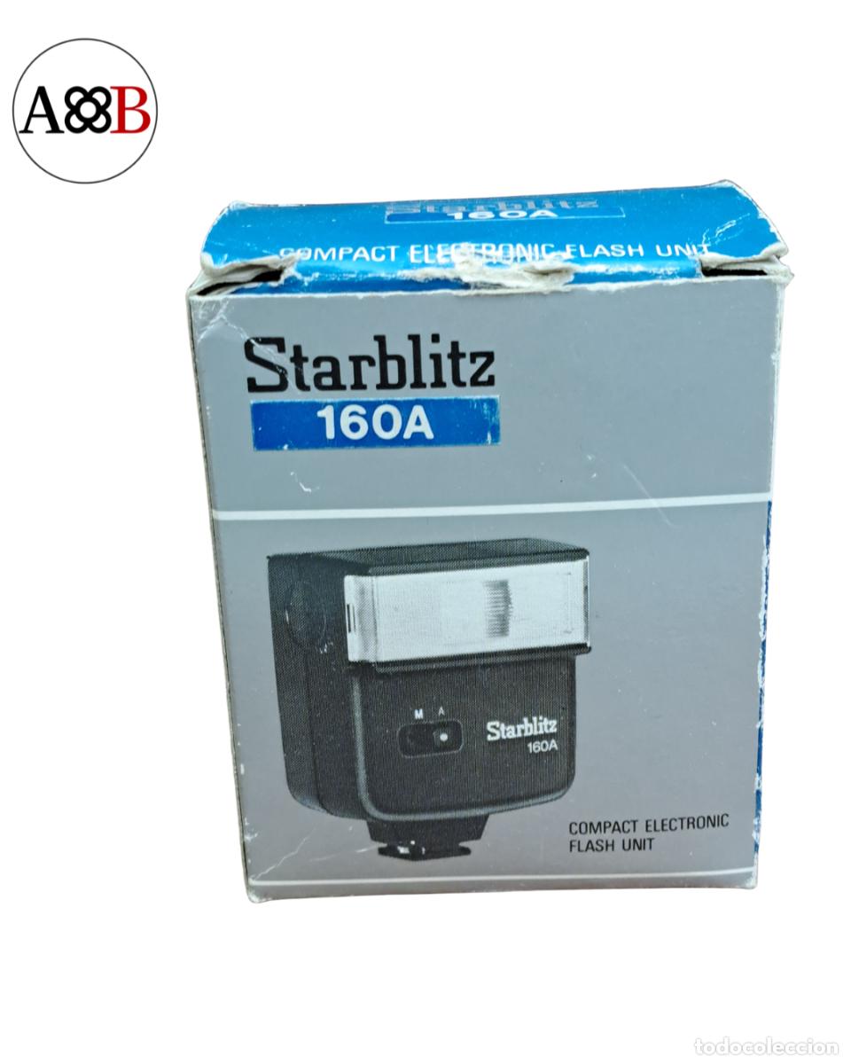 C&aacute;mara de fotos: Flash Electr&oacute;nico Compacto Starblitz 160A Vintage (A&ntilde;os 90) - En Caja Original (Sin Comprobar)