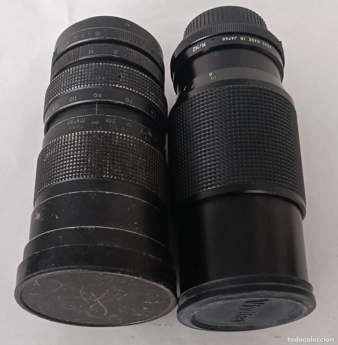 C&aacute;mara de fotos: LOTE DE 2 OBJETIVOS FOTOGRAFICOS VARIAS MARCAS