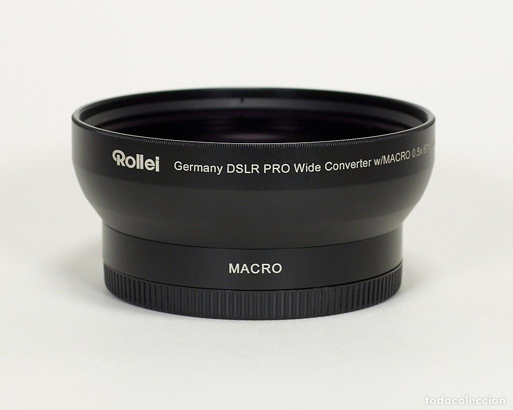 C&aacute;mara de fotos: Lente de Conversi&oacute;n Angular y Macro Rollei DSLR Pro 0.5x. Rosca 67mm. Cuerpo de Metal. Excelente.