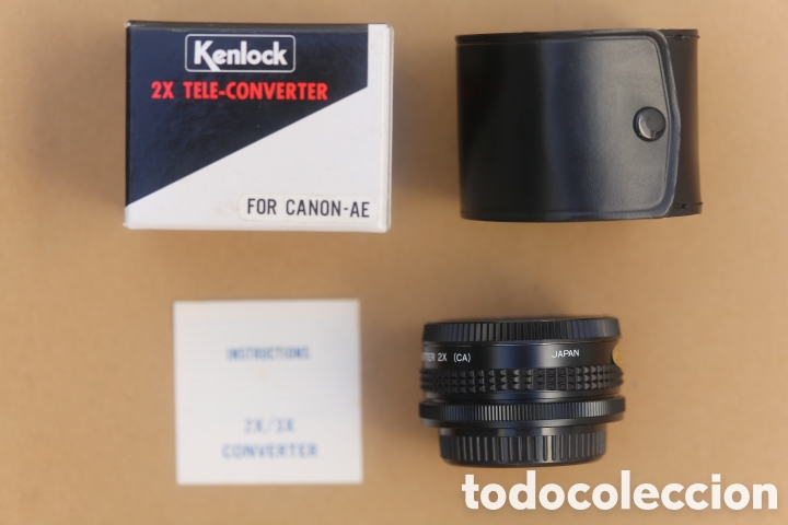 Photo camera: KENLOCK AUTO TELE CONVERTER 2X MC para CANON. Made in Japan. Fabricado en Jap&oacute;n. Sin uso. Nuevo.