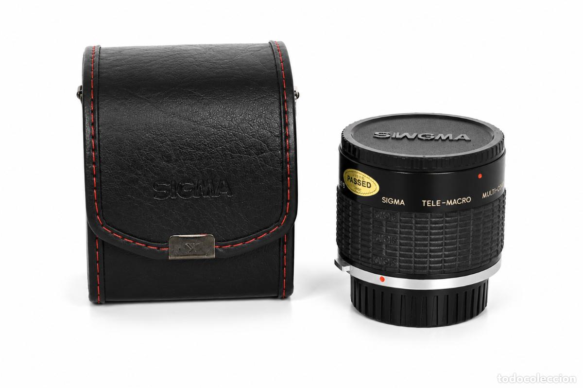 Photo camera: Sigma Tele Macro 2x para Olympus OM &ndash; Teleconvertidor Original con Funda