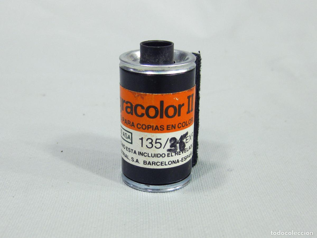 C&aacute;mara de fotos: CHASIS DE CARRETE DE FOTOGRAF&Iacute;A NEGRACOLOR II PARA COPIAS EN COLOR. 36 MM.