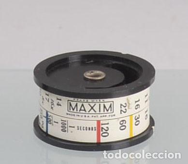 C&aacute;mara de fotos: fot&oacute;metro &oacute;ptico Maxim Instrument (EE.UU., 1950s)