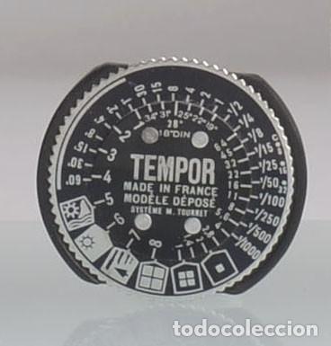 C&aacute;mara de fotos: fot&oacute;metro &oacute;ptico Tourret Tempor (Francia, c1950s)