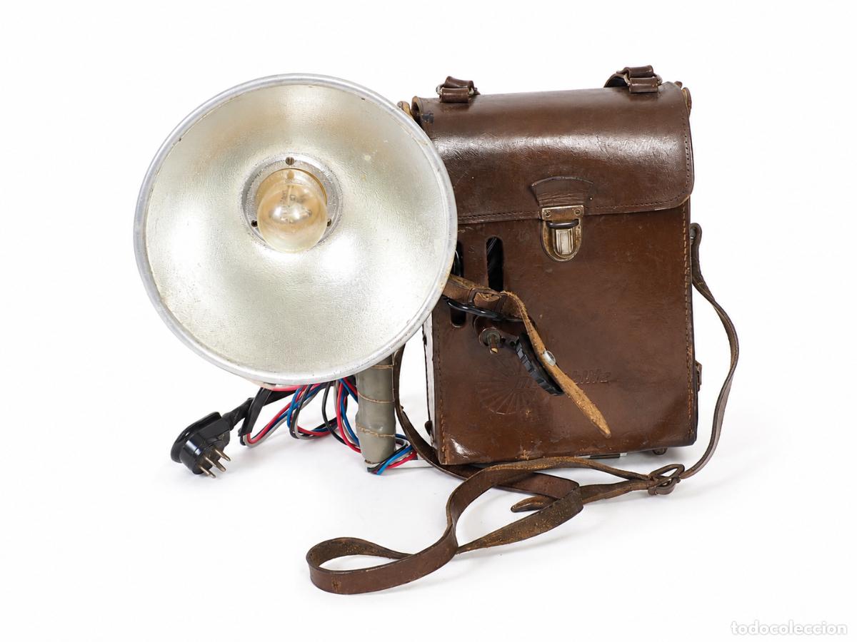 C&aacute;mara de fotos: Multiblitz Filius II &ndash; Flash Port&aacute;til Vintage con Bolsa Original