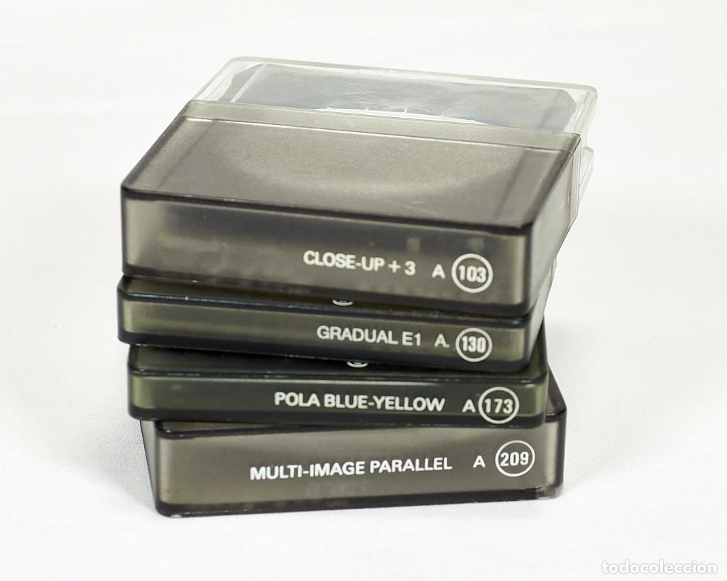 Photo camera: Lote Filtros Cokin Serie A Premium en Caja | POLA A173 Blue-Yellow Prisma A209 Verde A130 Macro A103
