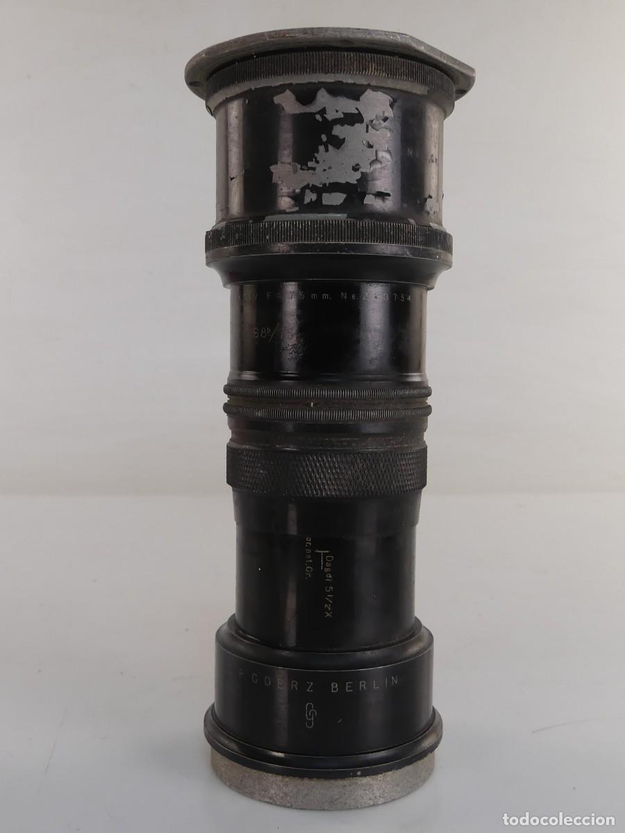 C&aacute;mara de fotos: ANTIGUO OBJETIVO O SIMILAR TELE NEGATIV F -75 MM C.P. GOERZ BERLIN