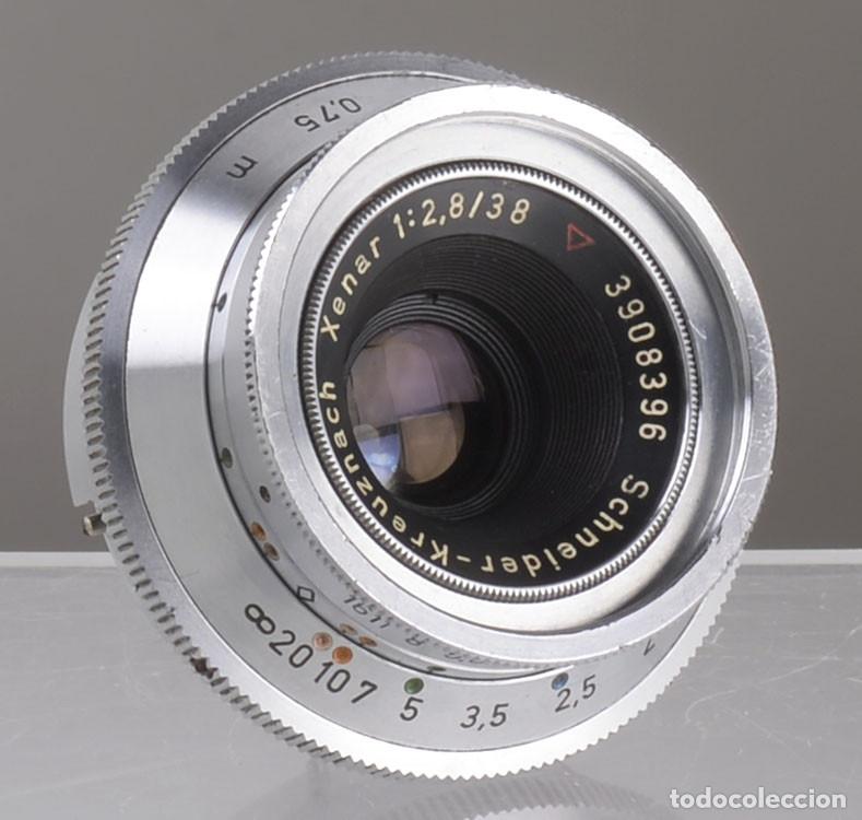 C&aacute;mara de fotos: objetivo alem&aacute;n Schneider Xenar 38mm f/2,8 ___ bayoneta Berning RoBoT