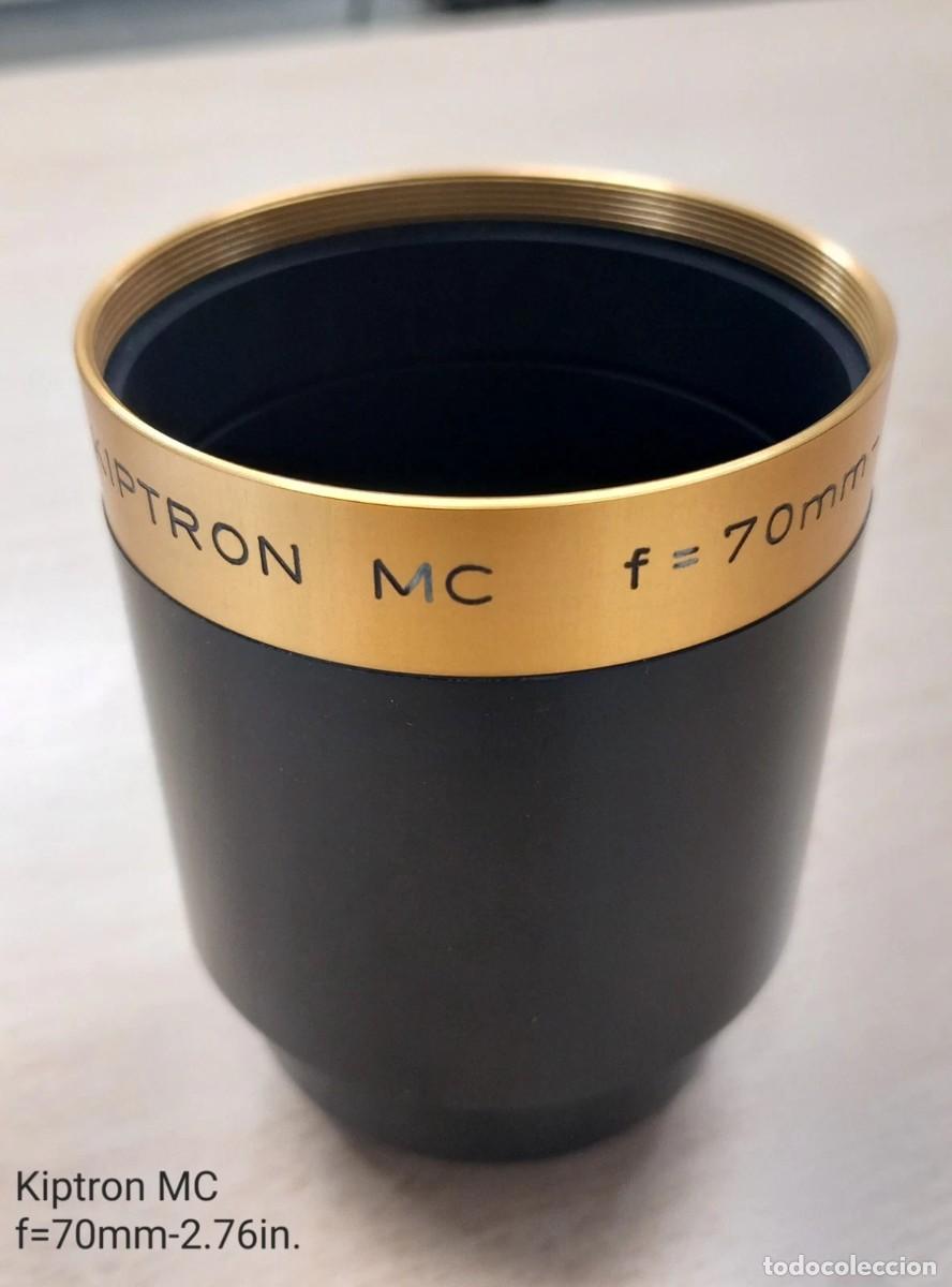 C&aacute;mara de fotos: Objetivo Proyecci&oacute;n ISCOPTIC Kiptron MC 70mm f=2.76&rdquo; Gold - NOS Mint