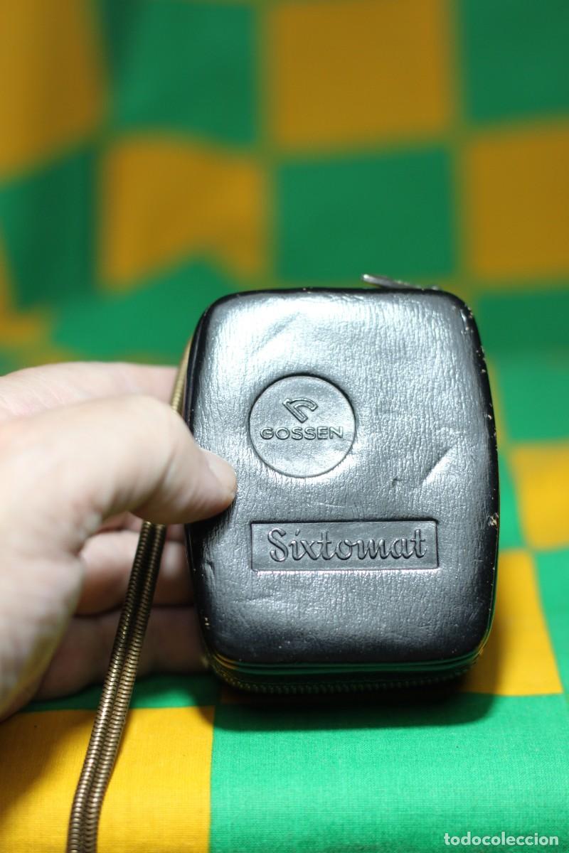 C&aacute;mara de fotos: Fot&oacute;metro Gossen SIXTOMAT con funda cuero original y folleto