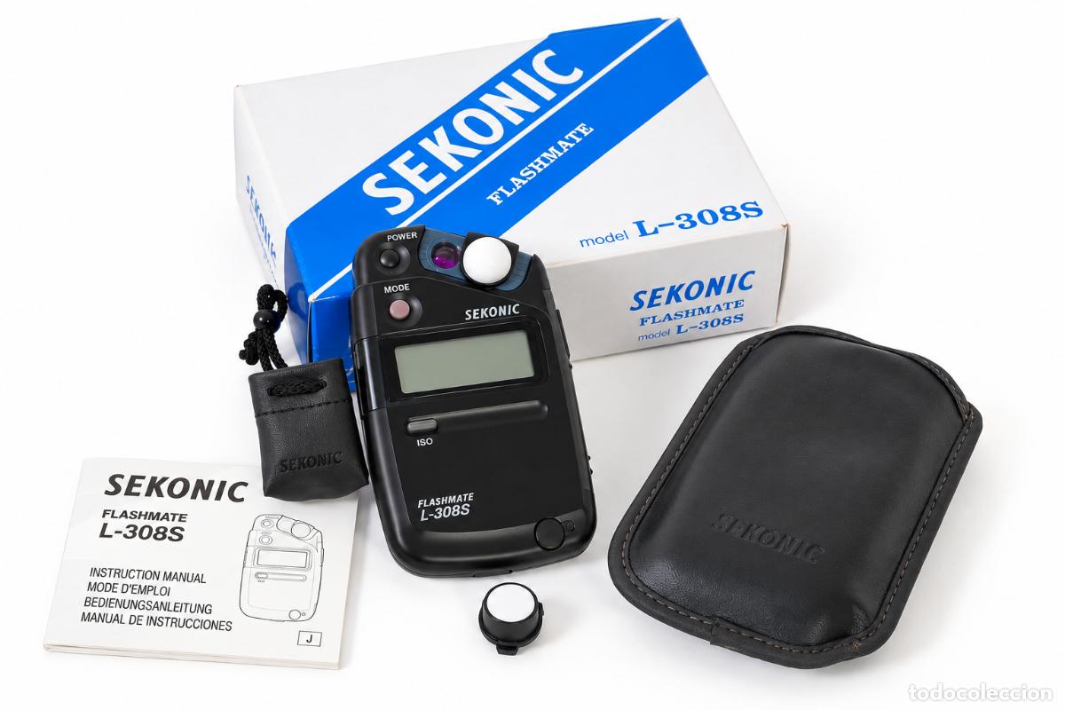 C&aacute;mara de fotos: Fot&oacute;metro Sekonic Flashmate L-308S con caja y accesorios