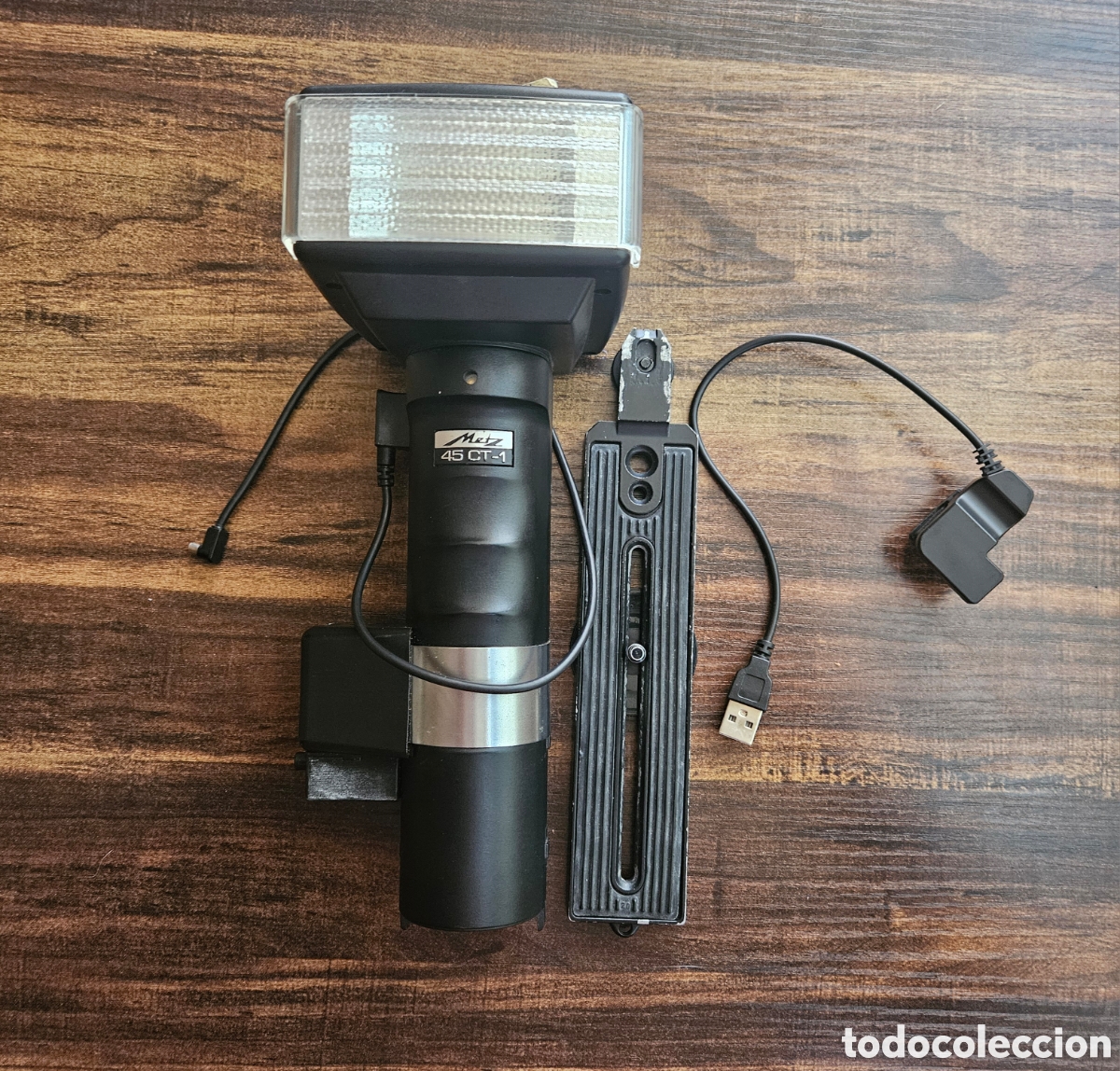 C&aacute;mara de fotos: &iexcl;OPORTUNIDAD FOTOGRAF&Iacute;A VINTAGE! Flash Metz Mecablitz 45 CT-1 Alem&aacute;n con Regleta - Env&iacute;o GRATUITO