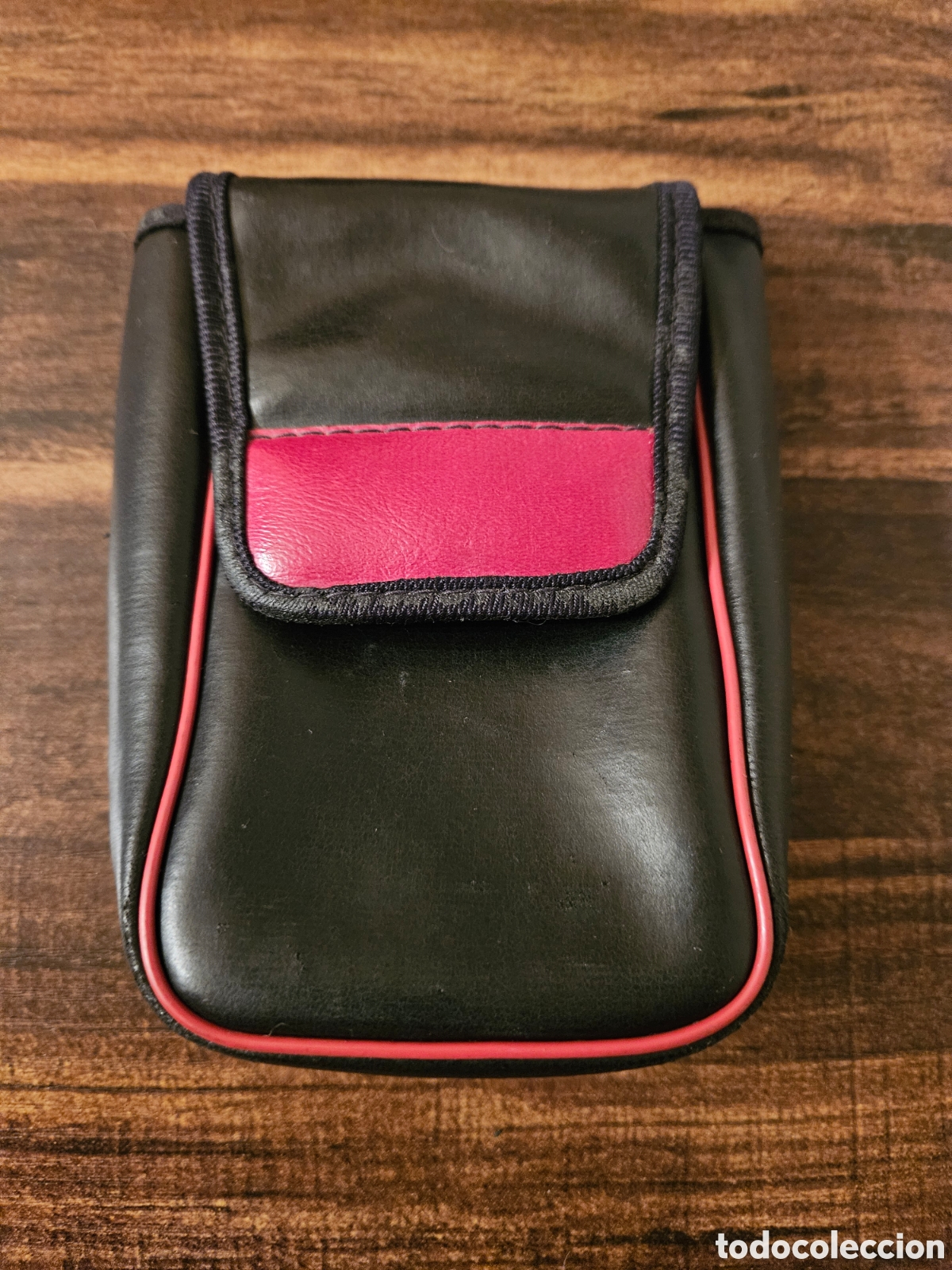 C&aacute;mara de fotos: Funda Vintage Negra y Roja para C&aacute;mara Antigua / Compacta (12,5 x 8 cm) - Env&iacute;o Gratis