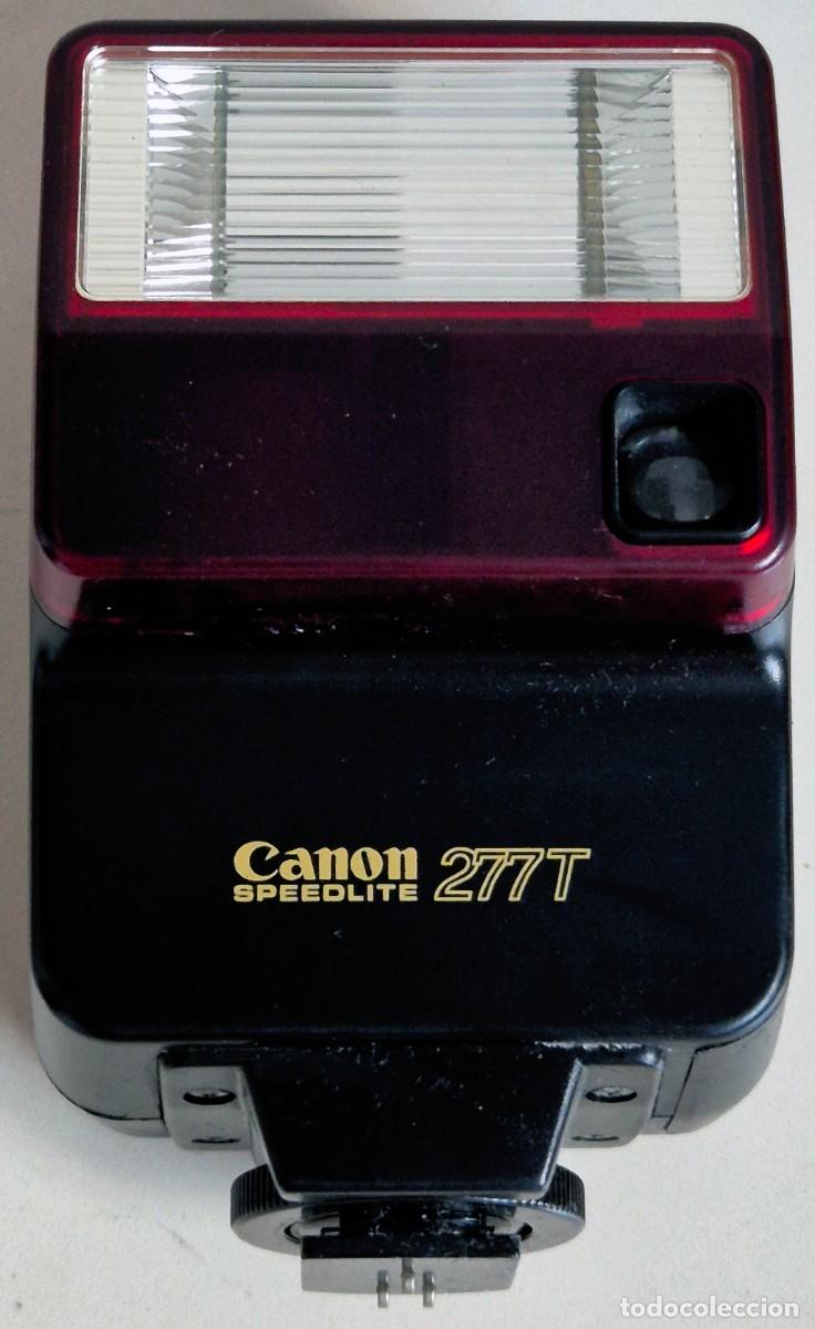 C&aacute;mara de fotos: Flash Canon Speedlite 277 T, con su funda original