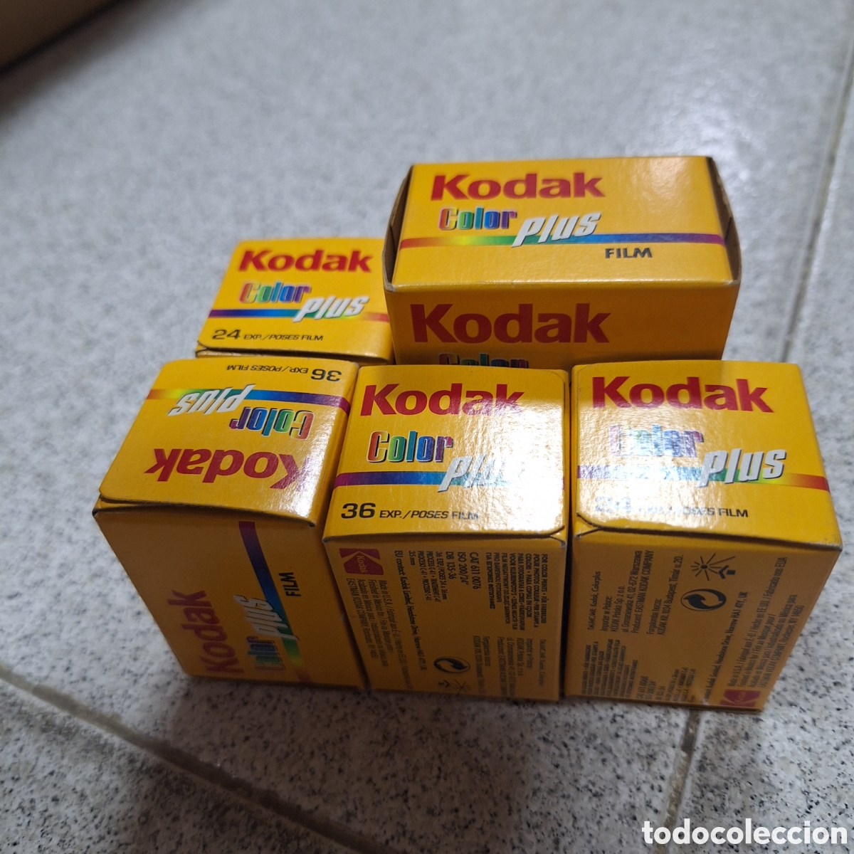 C&aacute;mara de fotos: Lote de 20 carrete de fotograf&iacute;as kodak