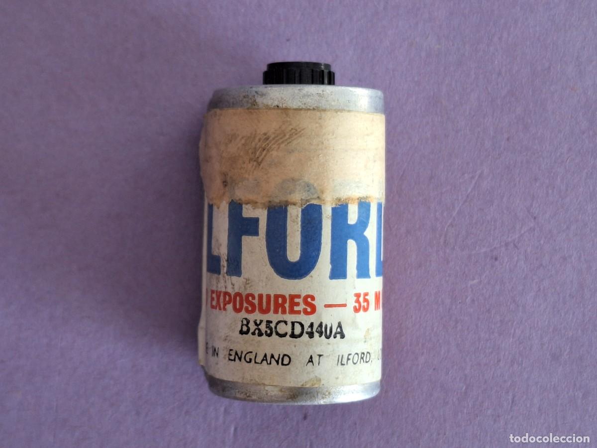 Appareil photos: ANTIGUO CHASIS CARRETE NEGATIVOS FOTOGRAFIAS VACIO METAL ILFORD