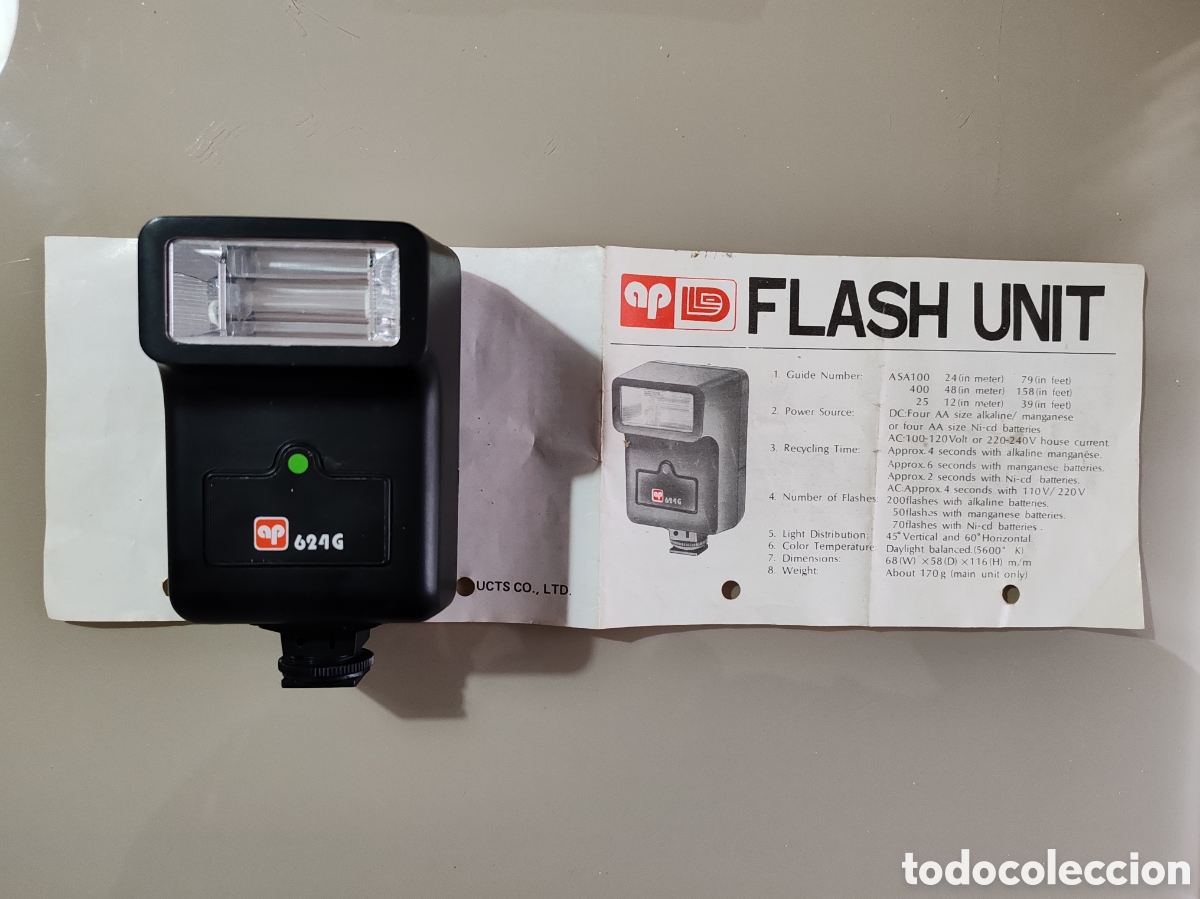 C&aacute;mara de fotos: Flash AP 624G antigo para c&acirc;mara fotogr&aacute;fica