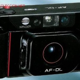 ámara de fotos analógica compacta Minolta/Freedom Dual AF-DL. Enfoque automático de 35 y de 50 mm. B