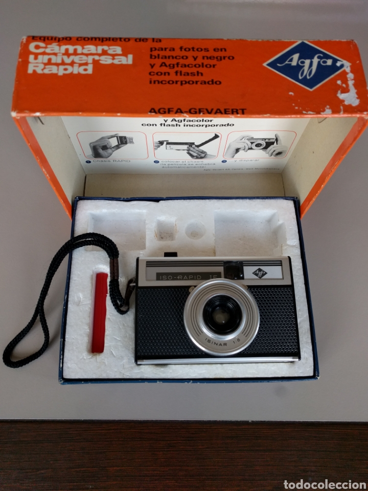 C&aacute;mara de fotos: CAMARA UNIVERSAL RAPID AGFA - EN SU CAJA ORIGINAL - Foto 1