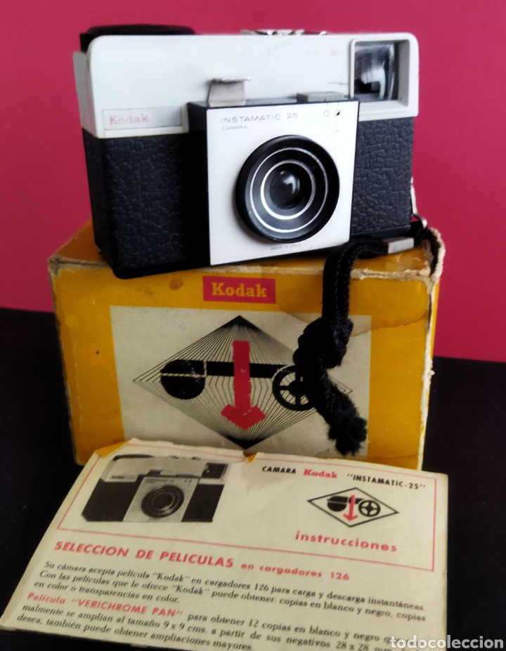 C&aacute;mara de fotos: Kodak Instamatic 25.Con caja e instrucciones - Foto 1