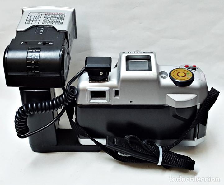 Cámara de fotos: Camara de fotos OLYMPIA MOTOR DRIVE, con Flash telescopico y funda. - Foto 2 - 311626023