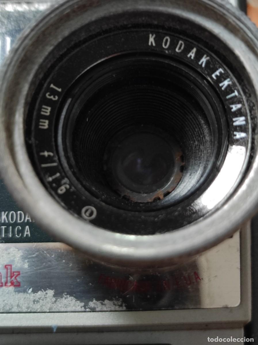 C&aacute;mara de fotos: ANTIGUA CAMARA KODAK 8 AUTOM&Aacute;TICA, FUNDA ROTA - Foto 6