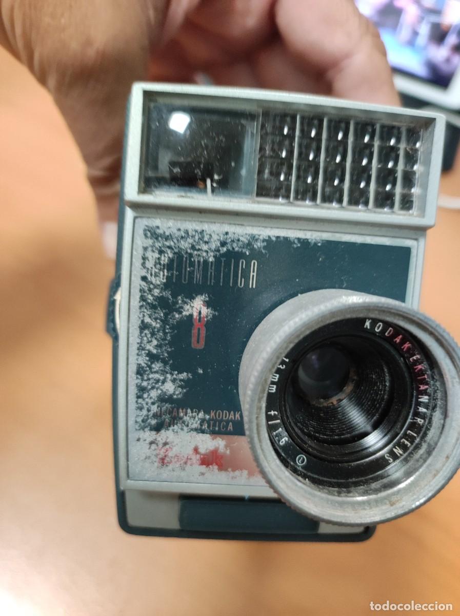 C&aacute;mara de fotos: ANTIGUA CAMARA KODAK 8 AUTOM&Aacute;TICA, FUNDA ROTA - Foto 19