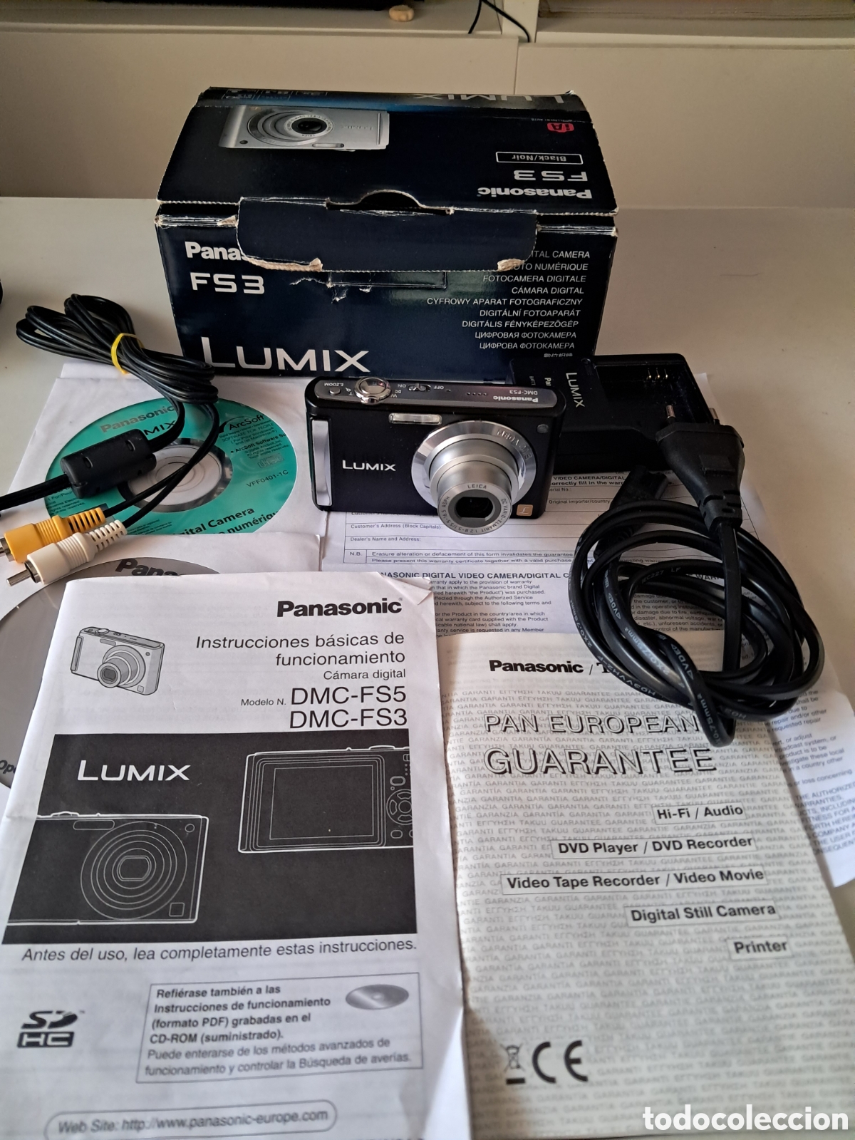 Fotokamera: CAMARA PANASONIC LUMIX DMC-FS3. EXCELENTE ESTADO.