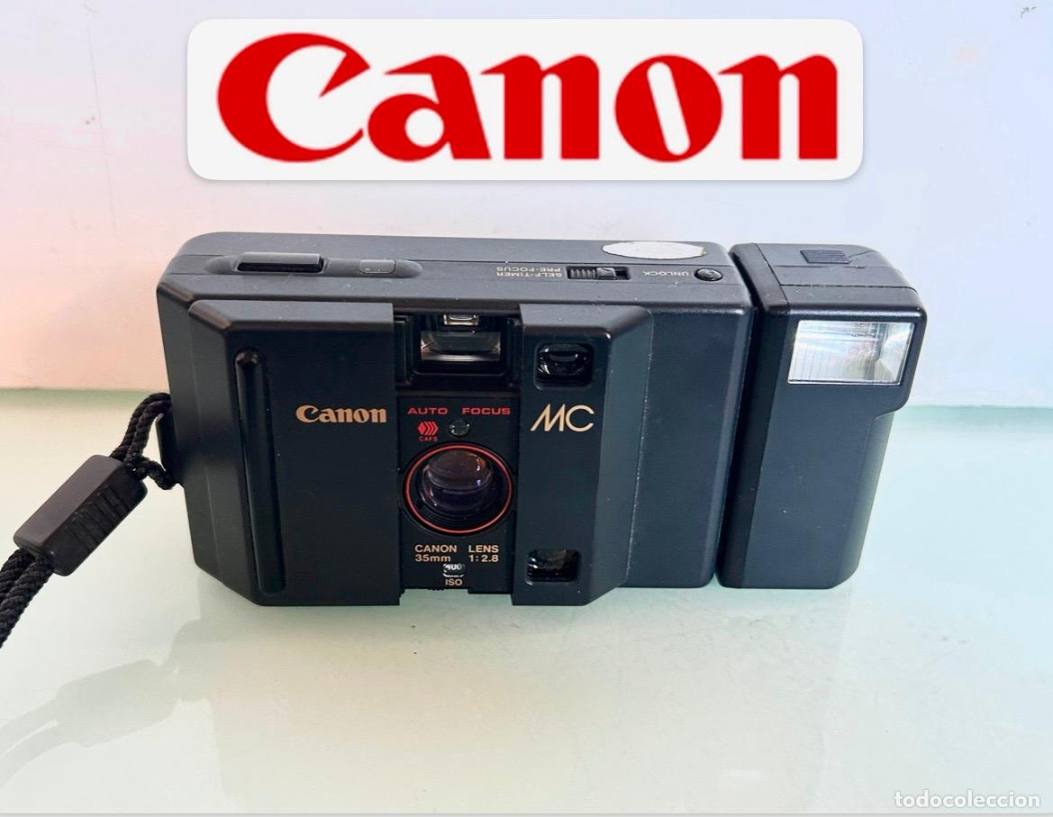 C&aacute;mara de fotos: CANON MC FLASH-JAPAN 1984-ANTIGUA CAMARA MICRO COMPACT-35 MM CARRETE-FOTOGRAFICA 35Mm